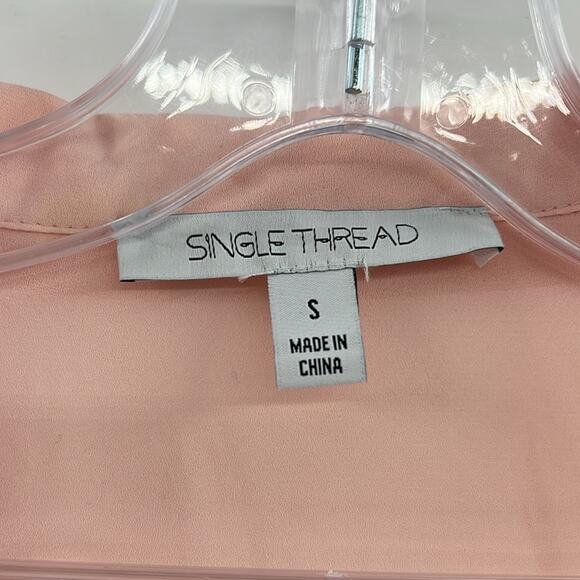 Single Thread Women's Lace Trim Blouse - Evening Sand - Small - New with tags - Picture 3 of 8